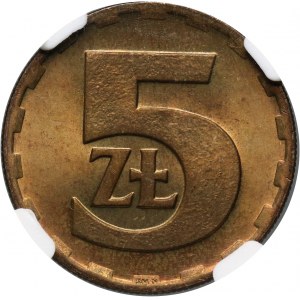 PRL, 5 złotych 1975