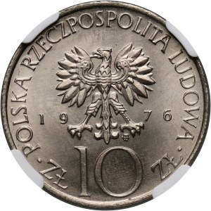 PRL, 10 złotych 1976, Adam Mickiewicz