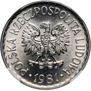 PRL, 1 złoty 1981