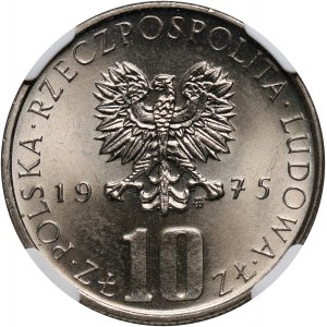 PRL, 10 złotych 1975, Bolesław Prus