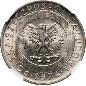 PRL, 20 złotych 1974, Wieżowiec i kłosy