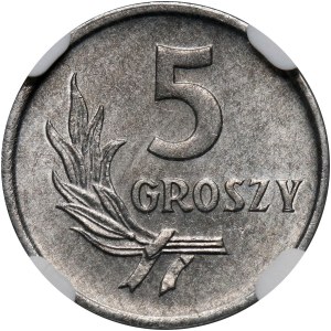 PRL, 5 groszy 1958