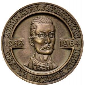 PRL, medal z 1964 roku wydany w Londynie z okazji 100. rocznicy śmierci Romualda Traugutta