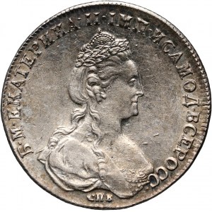 Russia, Catherine II, Rouble 1780 СПБ ИЗ, St. Petersburg