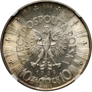 II RP, 10 złotych 1939, Warszawa, Józef Piłsudski