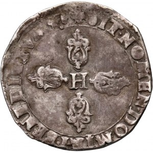 Francja, Henryk IV, 1/2 franka 1604, Aix-en-Provence