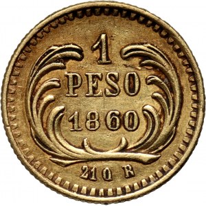 Gwatemala, Rafael Carrera, peso 1860