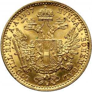 Austria, Franz Joseph I, Ducat 1897, Vienna