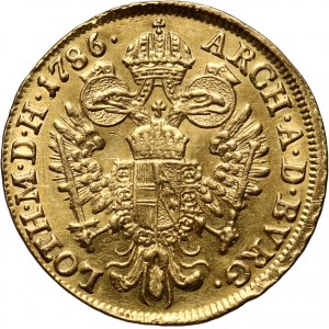 Austria, Józef II, dukat 1786 A, Wiedeń