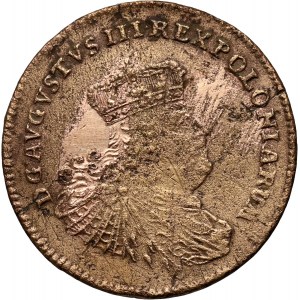 August III, 5 talarów 1758 EC, Lipsk, efraimek