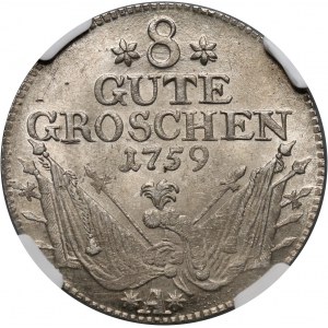 Germany, Brandenburg-Prussia, Friedrich II, 8 Gute Groschen 1759 A, Berlin