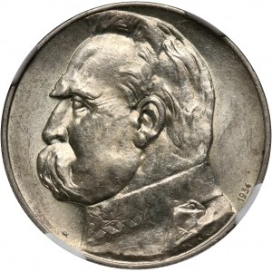 II RP, 5 złotych 1934 S, Warszawa, Józef Piłsudski - Orzeł Strzelecki