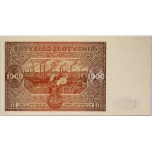 PRL, 1000 złotych 15.01.1946, seria B