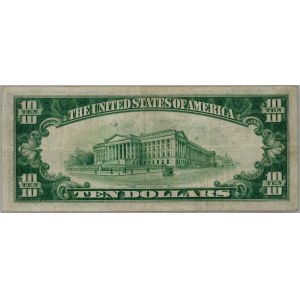 Stany Zjednoczone Ameryki, The Federal Reserve Bank of Chicago, 10 dolarów 1929