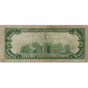 Stany Zjednoczone Ameryki, Federal Reserve Bank of New York, 100 dolarów 1929