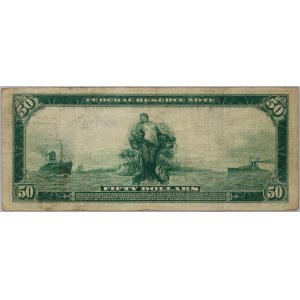 Stany Zjednoczone Ameryki, 50 dolarów 1914, seria 2-B