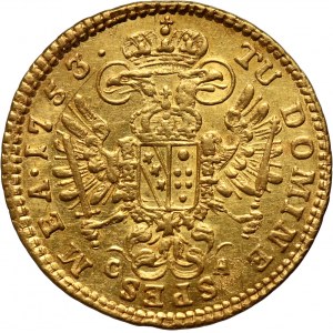 Austria, Franz I Stephan, Ducat 1753 CA, Karlsburg