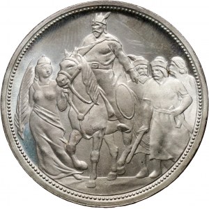 Hungary, Franz Joseph I, 5 Korona 1896 KB, Kremnitz, Millenium, Restrike, Proof