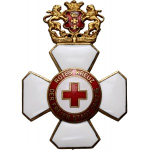 Wolne Miasto Gdańsk, odznaka pamiątkowa, Czerwony Krzyż