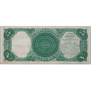 Stany Zjednoczone Ameryki, 5 dolarów 1907, Legal Tender, seria B