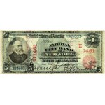 Stany Zjednoczone Ameryki, National City Bank, New York, 5 dolarów 1902, seria J