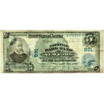 Stany Zjednoczone Ameryki, National Park Bank of New York, 5 dolarów 1902, seria E