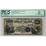 USA, Metropolitan National Bank of Pittsburgh, 10 Dollars 1882, Date back, series E2279