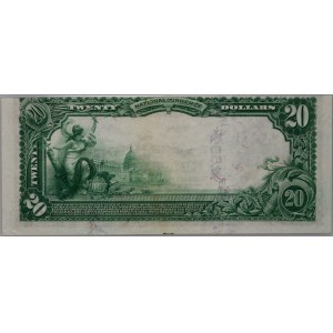 USA, National Bank of Harrisonsburg, 20 Dollars 1902, series A