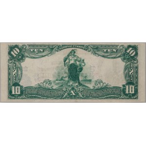 USA, National Bank of Pittsburgh, 10 Dollars 1902, series J