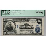 Stany Zjednoczone Ameryki, National Bank of Pittsburgh, 10 dolarów 1902, seria J