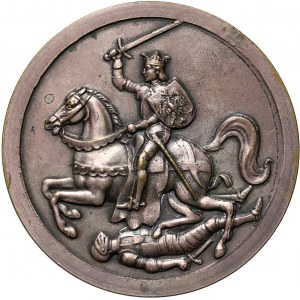 XX wiek, medal z 1910 roku, Władysław Jagiełło, 500. rocznica Bitwy pod Grunwaldem