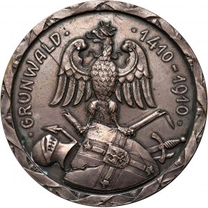 XX wiek, medal z 1910 roku, Władysław Jagiełło, 500. rocznica Bitwy pod Grunwaldem