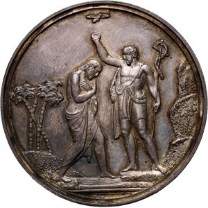 XIX wiek, medal z 1869 roku, Na Pamiątkę Chrztu