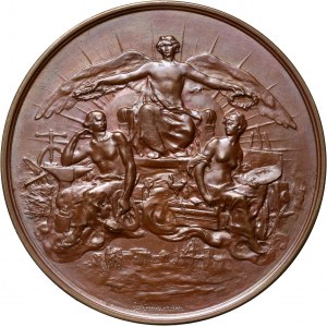 XIX wiek, Galicja, medal z 1894 roku, Powszechna Wystawa Krajowa we Lwowie