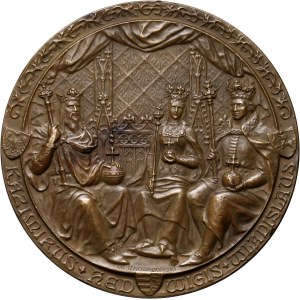 XIX wiek, medal z 1900 roku, 500-lecie Uniwersytetu Jagiellońskiego