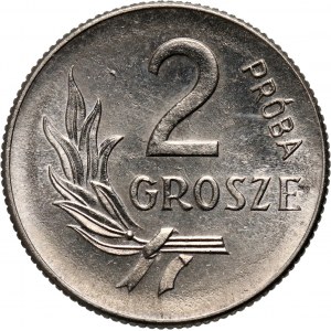 PRL, 2 grosze 1949, PRÓBA, nikiel