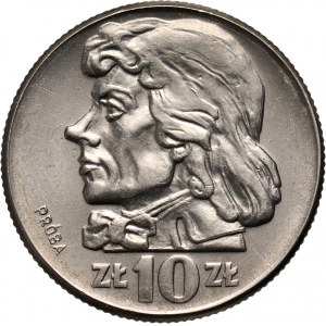 PRL, 10 złotych 1960, Tadeusz Kościuszko, PRÓBA, nikiel