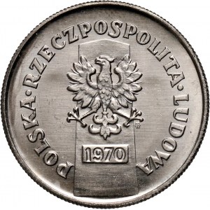 PRL, 10 złotych 1970, 25-lecie powrotu do macierzy, PRÓBA, nikiel