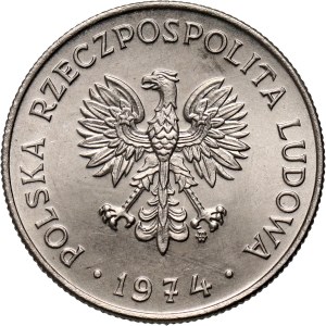 PRL, 10 złotych 1974, Henryk Sienkiewicz, PRÓBA, nikiel