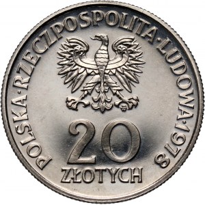 PRL, 20 złotych 1978, Maria Konopnicka, PRÓBA, nikiel