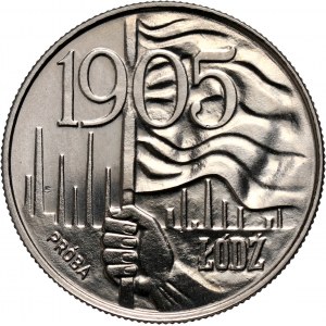 PRL, 20 złotych 1980, 1905 - Łódź, PRÓBA, nikiel