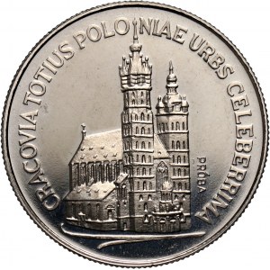 PRL, 20 złotych 1981, Kościół Mariacki w Krakowie, PRÓBA, nikiel