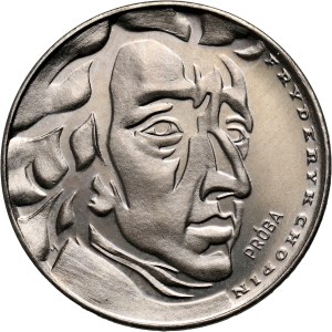 PRL, 50 złotych 1972, Fryderyk Chopin, PRÓBA, nikiel
