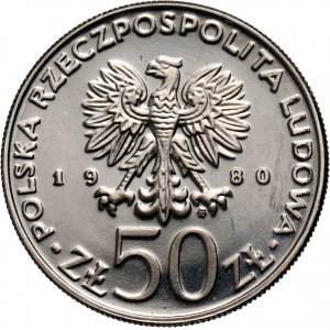 PRL, 50 złotych 1979, Bolesław I Chrobry, PRÓBA, nikiel
