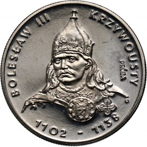 PRL, 50 złotych 1982, Bolesław III Krzywousty, PRÓBA, nikiel
