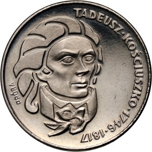 PRL, 100 złotych 1976, Tadeusz Kościuszko, PRÓBA, nikiel