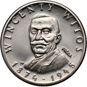 PRL, 100 złotych 1984, Wincenty Witos, PRÓBA, nikiel