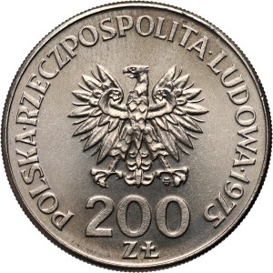 PRL, 200 złotych 1975, XXX. zwycięstwa nad faszyzmem, PRÓBA, nikiel