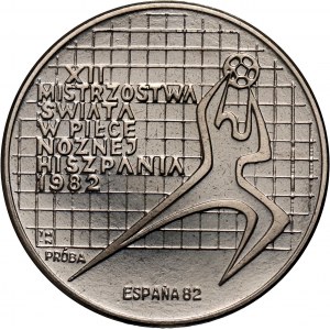 PRL, 200 złotych 1982, MŚ w Hiszpanii, PRÓBA, nikiel