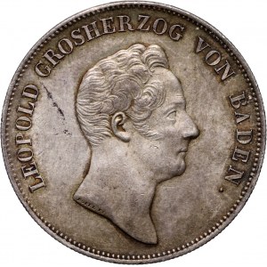 Germany, Baden, Karl Leopold, Thaler 1836